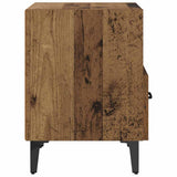 Bedside Cabinet with Drawer 2 pcs Old wood 40 x 35 x 47.5 cm 880598