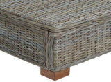 Coffee Table GENDT Natural Rattan Kubu Grey 67 x 60 x 30 cm 42034399