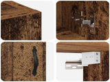Wall-Mounted Cabinet 60 x 31 x 60 cm Engineered Wood Old Wood 879549
