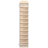 Wine Rack for 120 Bottles Solid Pinewood 282472