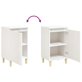 Bedside Cabinets 2 pcs High Gloss White 40x35x70 cm Engineered Wood 819633