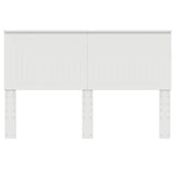 Headboard with Headboard White 150 cm Engineered wood 887747
