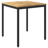 Garden Dinner Table White and Black 70 x 68.5 x 75 cm 901756