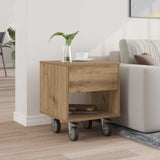 Bedside Table Artisan Oak 40.5 x 40 x 48 cm Engineered Wood 891070