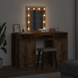 Dressing Table with Door Brown 50 x 41 x 135 cm Engineered Wood 3334261
