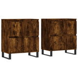 Sideboards 2 pcs Smoked Oak Engineered Wood 3190186
