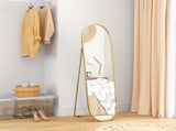 40 x 160cm Full Length Mirror, Floor Standing, Wall-Mounted or Leaning Against Wall Tall Mirror w/ T3398P341322