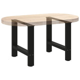 Coffee Table Legs Black 2 pcs 50x cm Steel 4013280