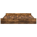 Storage Bed Frame Smoked oak 180 x 200 cm Engineered wood 3335273