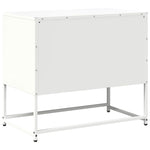 ZNTS TV Cabinet White 68x39x60.5 cm Steel 853391