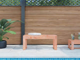 Garden Bench Natural wood Solid Douglas wood Medium Durable 825091