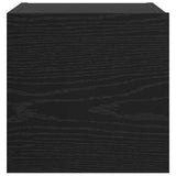 Wall Mounted TV Cabinet 4 pcs Black Oak 30.5 x 30 x 30 cm 8009599