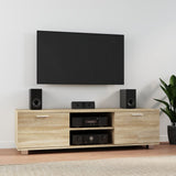 TV Cabinet Sonoma Oak 140x40.5x35 cm Engineered Wood 342623