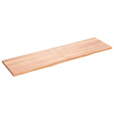Table Top Light Brown 180x50x cm Treated Solid Wood Oak 3156391