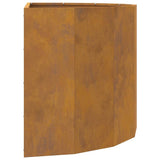 Planter Rusty 90 x 45 x 50 cm Weathering Steel 883716