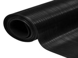 Floor Mat Black 1 x 5 m Rubber 42046723