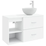 Bathroom Furniture Set 2 pcs White Engineered Wood 3403872
