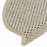 Stair Mats Self-adhesive Sisal-Look 15 pcs 65x21x4 cm Light Green 326875