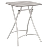 Bistro Table Beige 55 x 55 x 72.5 cm Powder-coated Steel 42002947