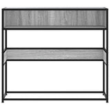 Console Table Grey Sonoma 90x35x80 cm Engineered Wood 849172