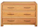 Cabinet with Drawer with Storage Brown Solid Oak Wood 4106559