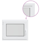 Basement Window RISOR 65 x 55 cm PVC and Glass 42047841