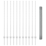 Fence and Post Silver 1.4 x 25 m Steel 3336371