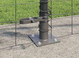 Welded Wire Fence with Concrete Base 25 x 1 m 3350954