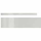 Lawn Edging Silver 450 x 0.05 x 10 cm Stainless Steel 868016