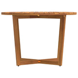 Garden Dining Table Round 110x75 cm Solid Wood Acacia 4108135