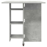 Dinning Table 115 x 70 x 75 cm Engineered Wood Concrete Grey 8006032