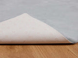Anti-Slip Faux Rabbit Fur Rug OLITE Grey 160 x 160 cm Polyester 42021686