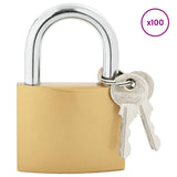 U Lock with Keys Brass 6 x 2 x 9.1 cm Iron 3417318