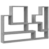 Wall Shelf Grey Sonoma 96x12x64 cm Engineered Wood 840805