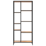Book Shelf 80x30x180 cm Steel and Engineered Wood 336359