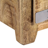 Coffee Table 70x70x30 cm Solid Mango Wood 247693