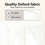 Folding Party Tent with Sidewalls White 2x2 m 93503