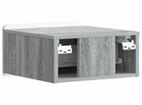 Wall-Mounted Bedside Cabinet 2 pcs Grey Sonoma Engineered Wood 898268