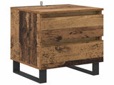 Bedside Cabinet 2 pcs Old Wood 40 x 35 x 50 cm Engineered Wood 881915