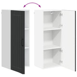 Wall Cabinet LUCCA Black 40 x 31 x 100 cm Engineered Wood 885116