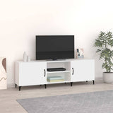 TV Cabinet White 150x30x50 cm Engineered Wood 812627