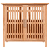 Bathroom Sink Cabinet 66x29x61.5 cm Solid Wood Walnut 350355