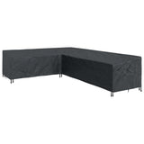 Furniture Cover Black 330 x 255 x 80 cm 600D Oxford Fbric 4105698