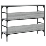Console Table Grey Sonoma 100x32x75 cm Engineered Wood 839061