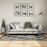 Rug Washable Black and White 120x180 cm 136605