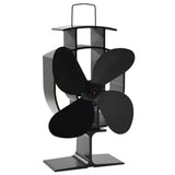 Heat Powered Stove Fan 4 Blades Black 51237