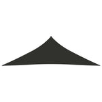 ZNTS Sunshade Sail Oxford Fabric Triangular 5x5x6 m Anthracite 135128