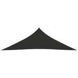 ZNTS Sunshade Sail Oxford Fabric Triangular 5x5x6 m Anthracite 135128