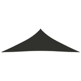 Sunshade Sail Oxford Fabric Triangular 5x5x6 m Anthracite 135128