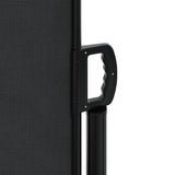 Retractable Side Awning Black 220x600 cm 4004669